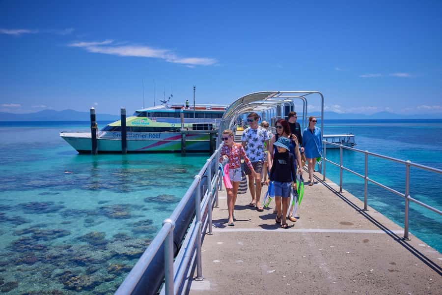 From Cairns: Full-Day Green Island Cruise - Arriving at Green Island National Park