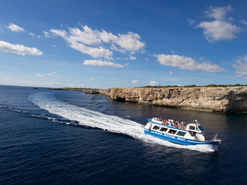 From Cala Galdana: 2-Hour Glass-Bottom Boat Trip - Cala Mitjana and Cala Mitjaneta from the sea