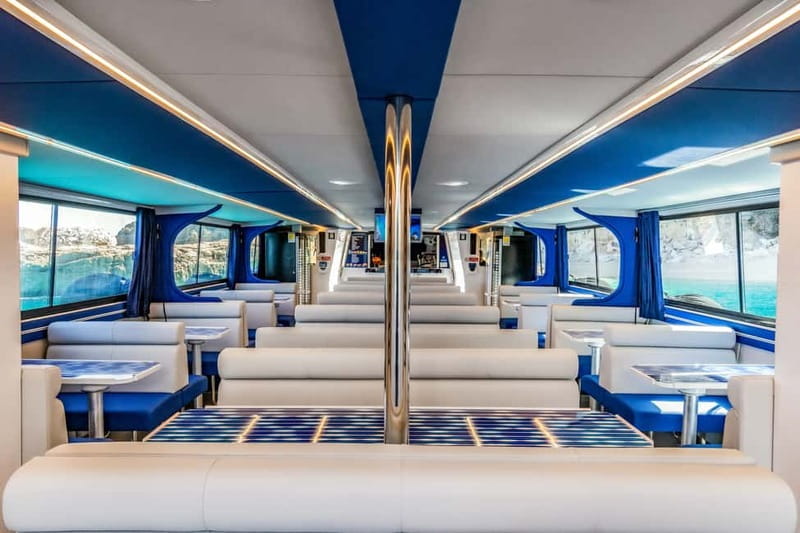 From Cala Gonone: Gulf of Orosei Cruise to Cala Goloritzè - The boat ride and what is available onboard