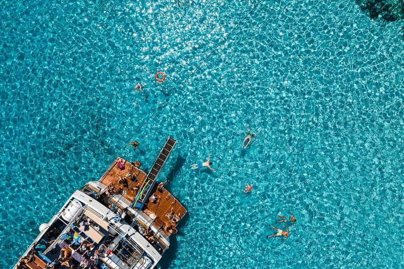 From Corfu: Day Cruise to Paxos, Antipaxos, & the Blue Caves - The Blue Caves from the boat