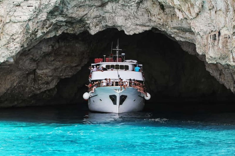 From Corfu: Day Cruise to Paxos, Antipaxos, & the Blue Caves - The return ride with Theo and the crew