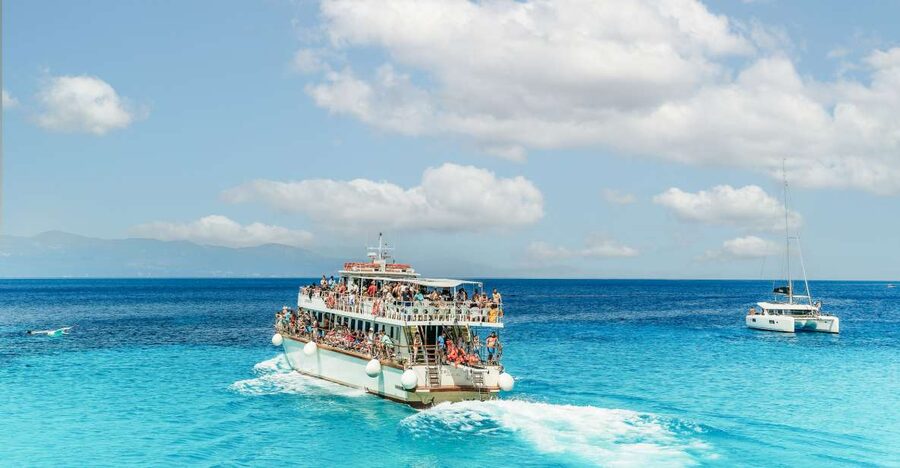 From Corfu Island: Antipaxos & Paxos Blue Caves Boat Cruise - Key points at a glance