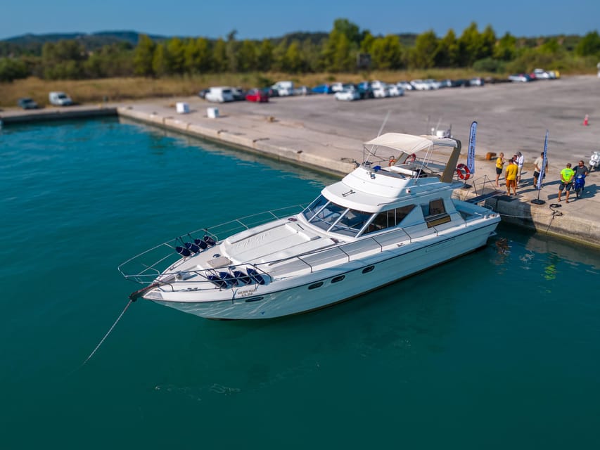 From Corfu: Luxury Yacht Cruise to Paxos and Antipaxos - The Blue Caves of Papardi and Poseidona