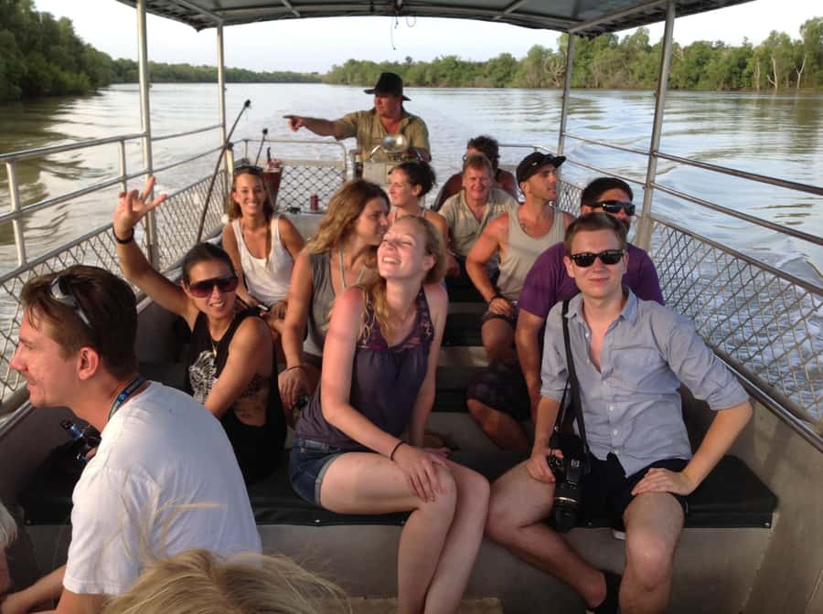 From Darwin: Litchfield Park Tour & Jumping Crocodile Cruise - Wangi Falls: a famous first swim