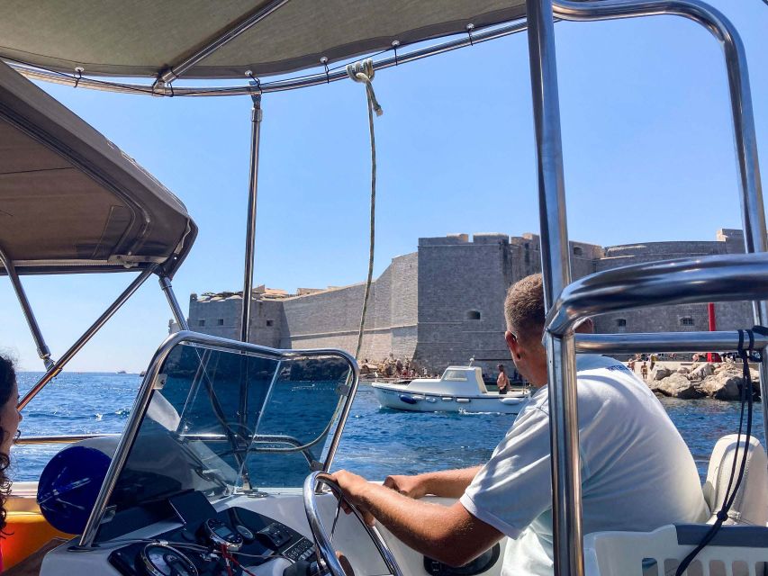 From Dubrovnik/Cavtat: Blue Cave, Sunj Beach Speed Boat Tour - The return ride and Dubrovnik’s Old Port