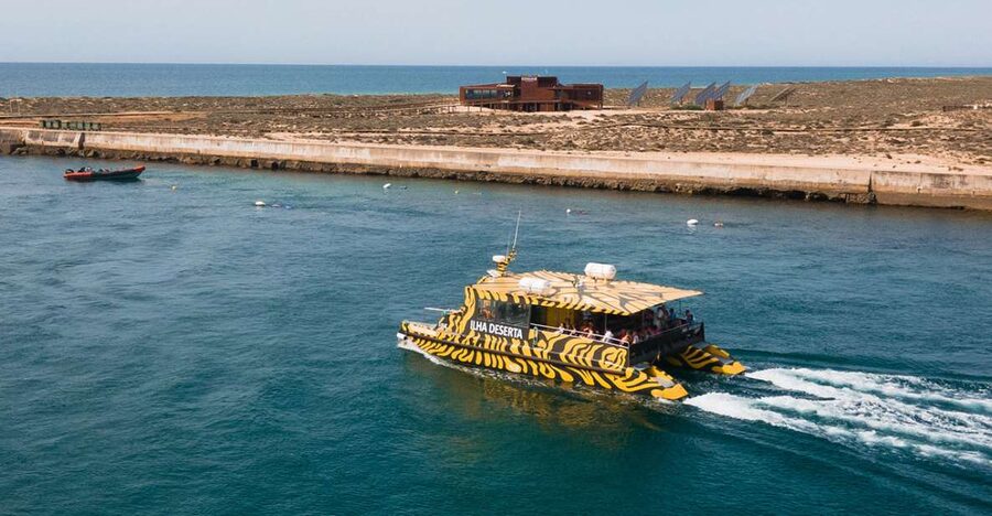 From Faro: Catamaran Boat Trip to Deserta Island with Stop - Starting at Porta Nova pier in Faro Old Town
