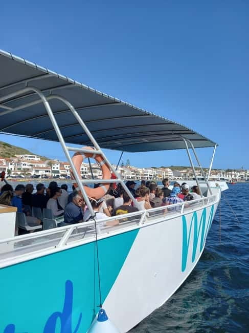 From Fornells: North Coast Beaches Cruise with Swim Stops - Setting out from Fornells Bay
