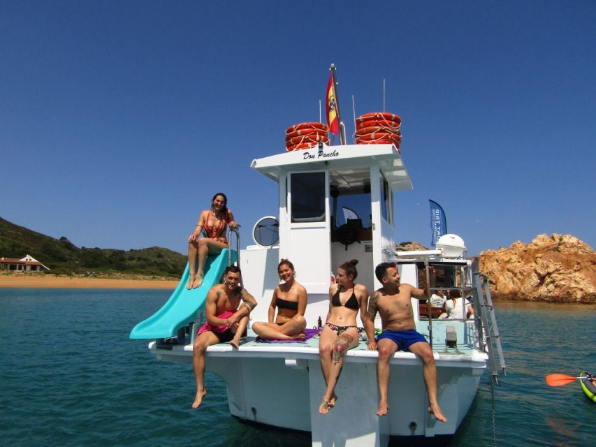 From Fornells: North Coast Beaches Cruise with Swim Stops - Cala Pregonda, the main event