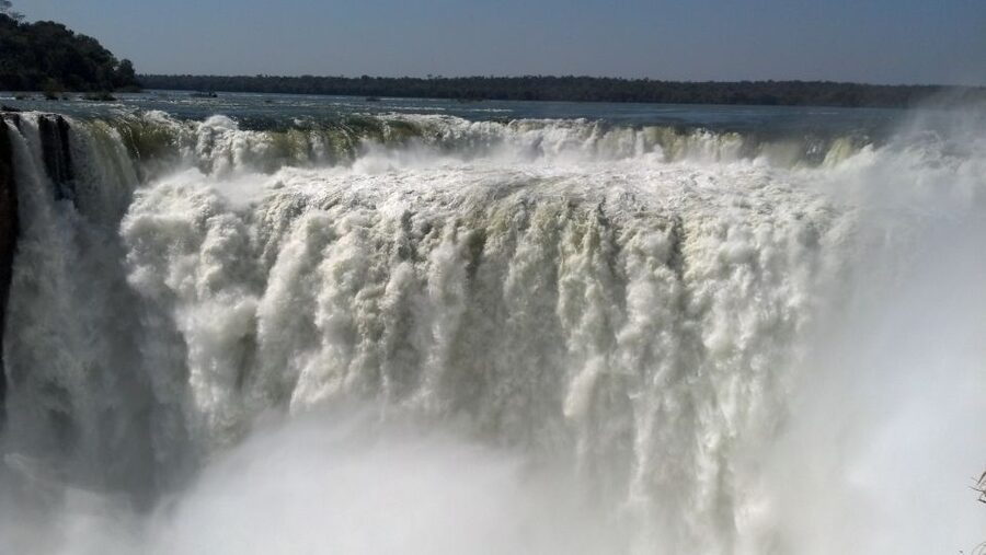 From Foz do Iguaçu: Iguazú Falls Boat Ride Argentina - The Upper Circuit and a slower look at the falls