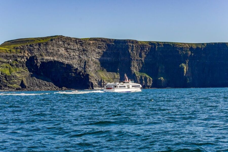 From Galway: Aran Islands & Cliffs of Moher Day Cruise - The crossing across Galway Bay