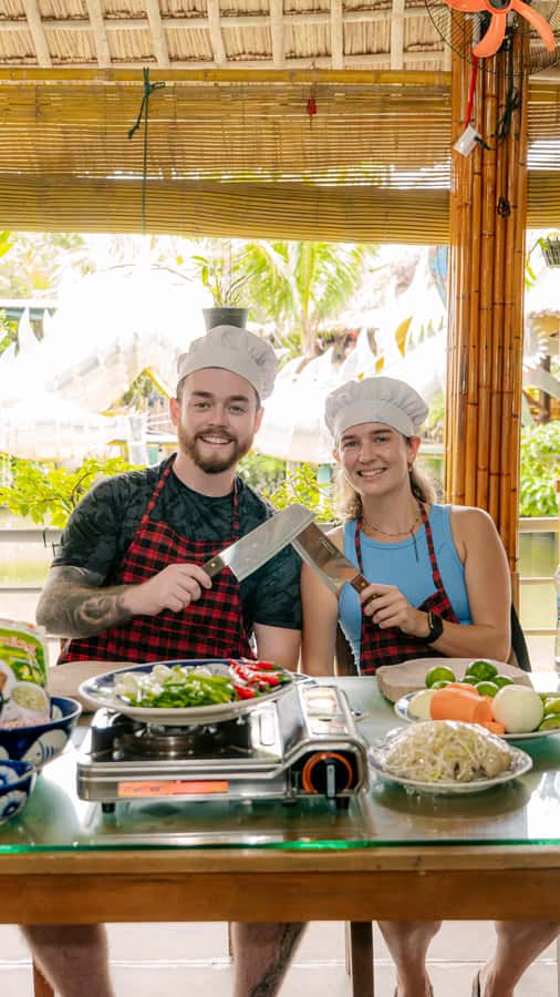 From Hoi An: Market Tour, Basket Boat Ride and Cooking Class - Three sides of Hoi An in half a day