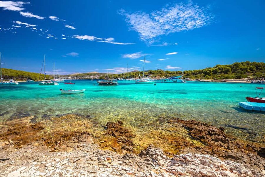 From Hvar: Blue Cave, Green Cave & 5 Islands Speedboat Tour - Pakleni Islands and Palmižana: A Gentle Finish