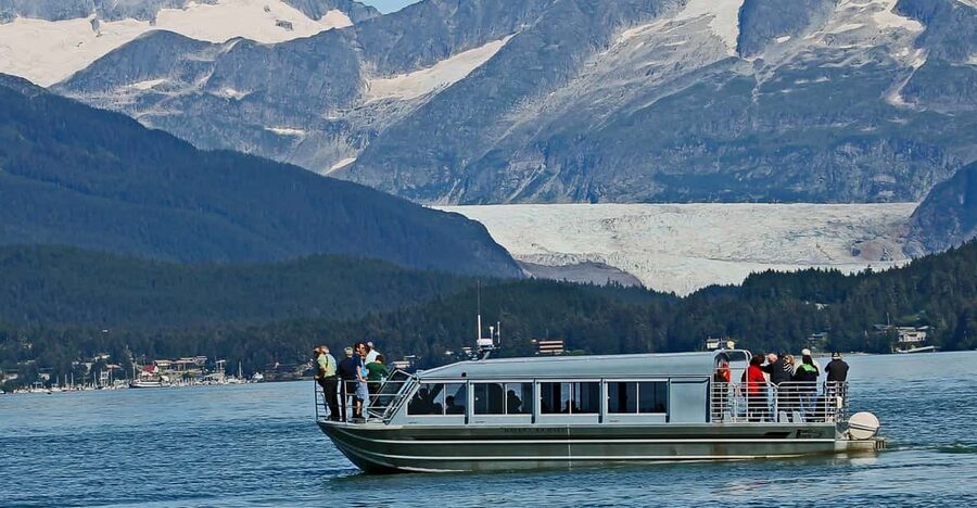 From Juneau: Whale Watching Cruise with Snacks - Boarding the small boat at Auke Bay