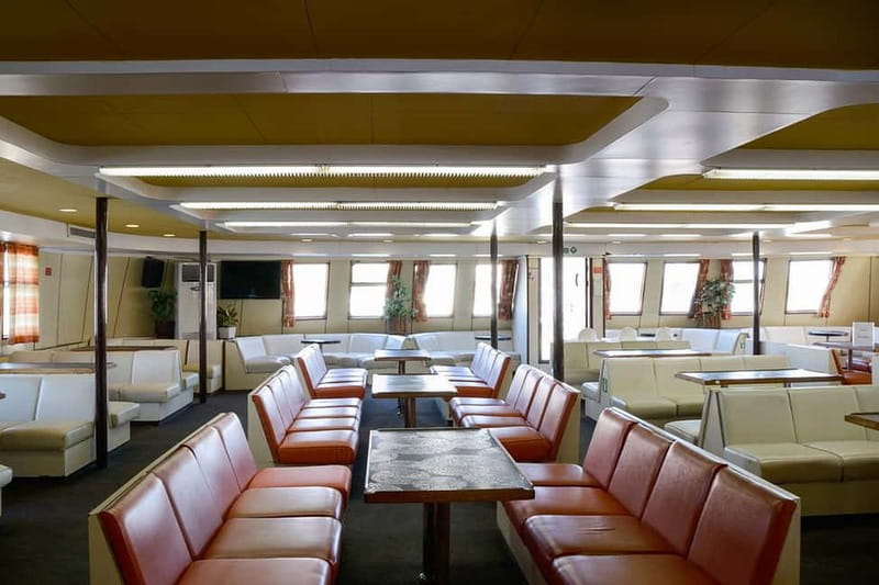 From Kissamos Port: Boat Cruise to Balos Lagoon & Gramvousa - Food, Drinks, Seating, and the Onboard Routine
