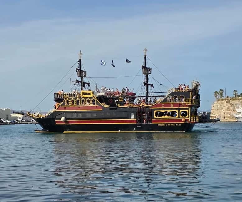 From Kos: 3-Island Boat Trip with BBQ & Water Slide - Pserimos gives you the best beach hour