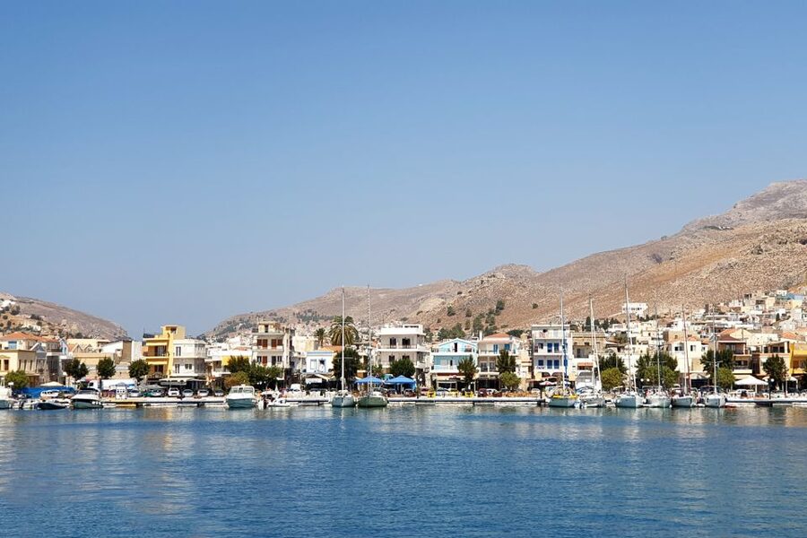 From Kos: 3-Island Pirate Cruise with Lunch and Waterslide - Plati: swim, snorkel, jump, and slide