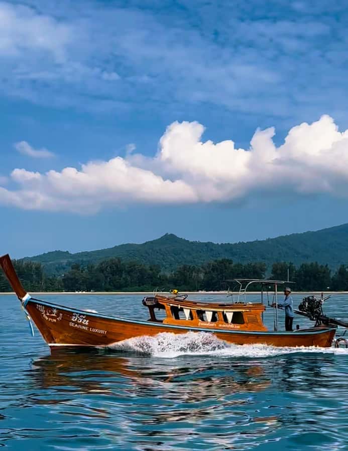 From Krabi : Private Luxury Longtail Boat - Choosing between sunrise, sunset, and full day