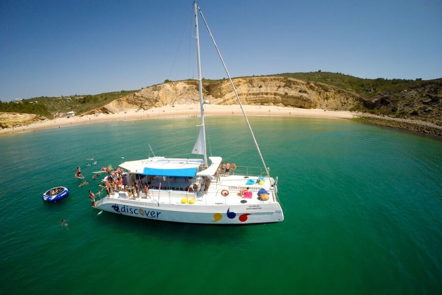 From Lagos: Algarve Golden Coast Cruise - Burgau, Cabanas Velhas, and the anchor stop
