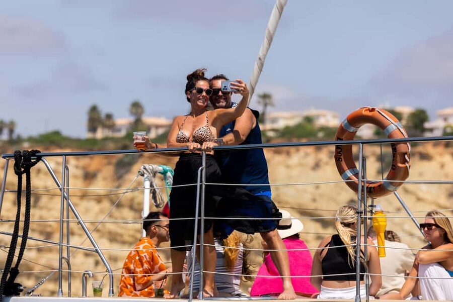 From Lagos: Algarve Golden Coast Cruise - Ponta da Piedade from the sea