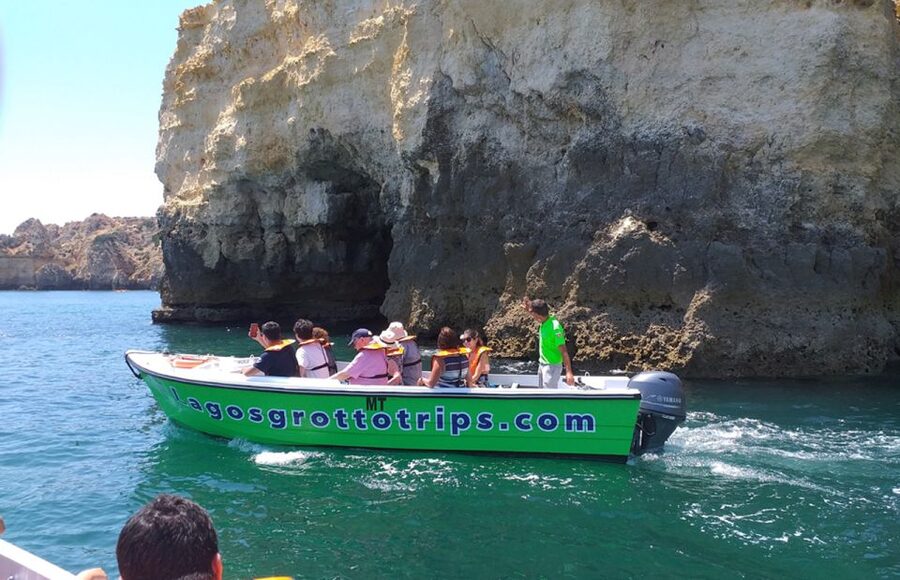 From Lagos: Cruise to the Caves of Ponta da Piedade - Leaving Lagos Marina for Ponta da Piedade