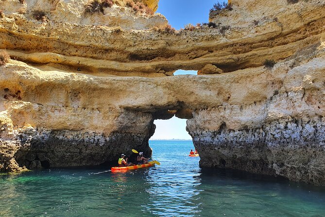 From Lagos: Kayak Tour of Ponta da Piedade Caves on Catamaran - Setting out from Lagos by catamaran