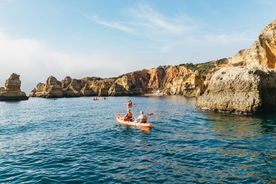 From Lagos: Kayaking and Boat Cave Explorer Tour - The boat ride to Ponta da Piedade