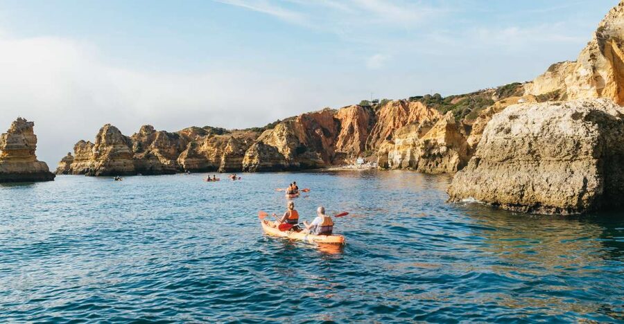 From Lagos: Kayaking and Boat Cave Explorer Tour - Starting at Gate EFGHI in Lagos Marina