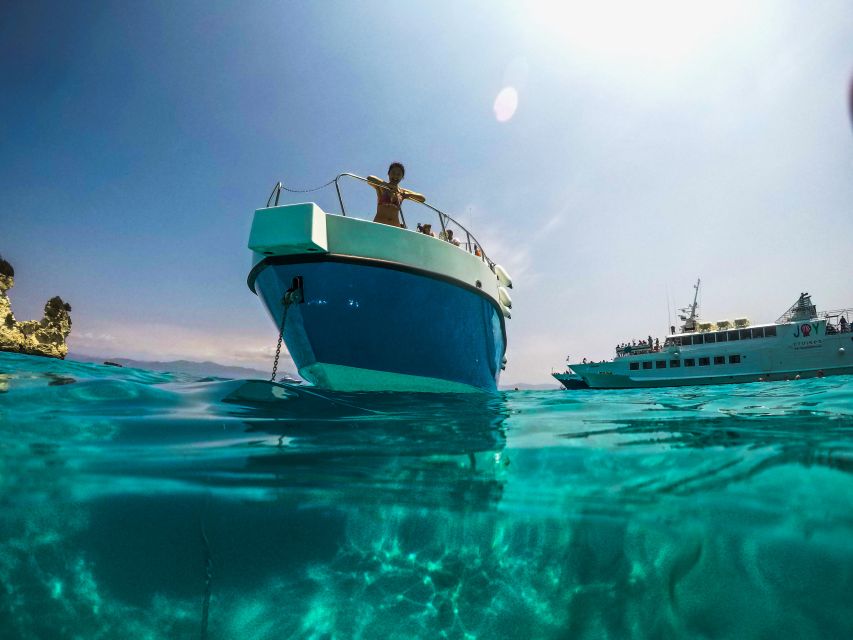From Lefkimmi: Syvota, Blue Lagoon and Cave Sunset Cruise - Free time in Sivota village