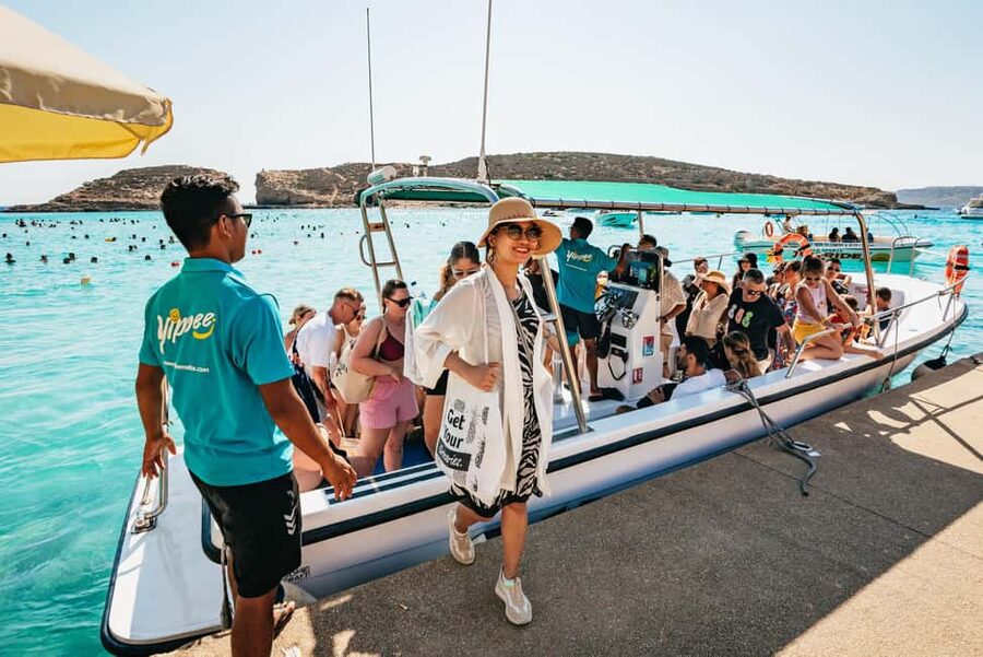 From Malta: Gozo Quad Bike Tour & Comino Boat Tour w/ Lunch - Salt pans and the northern coast