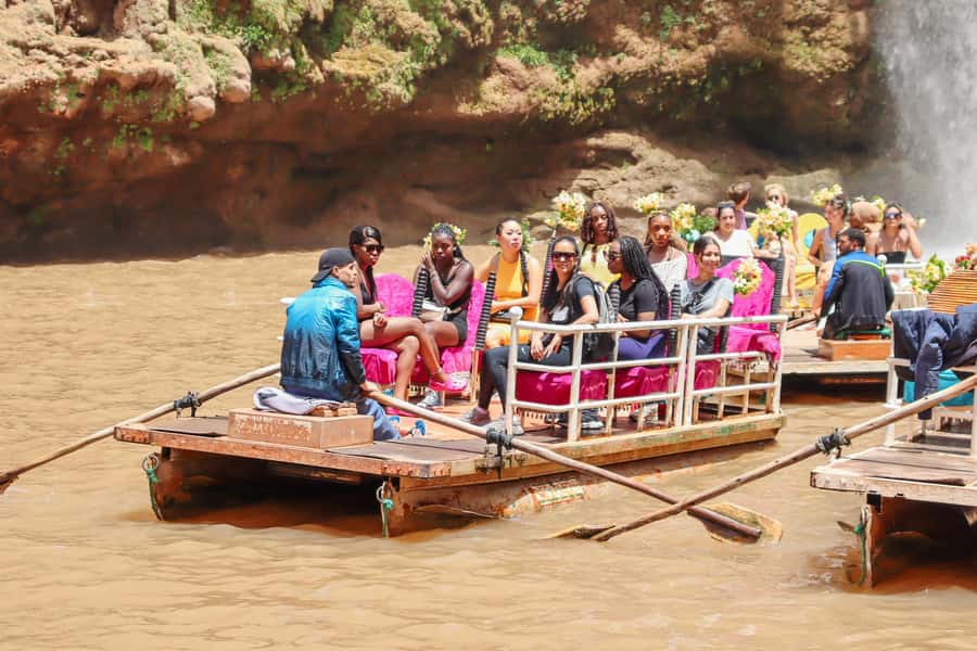 From Marrakech: Ouzoud Waterfalls Guided Hike and Boat Trip - First Views of the 110-Meter Cascades