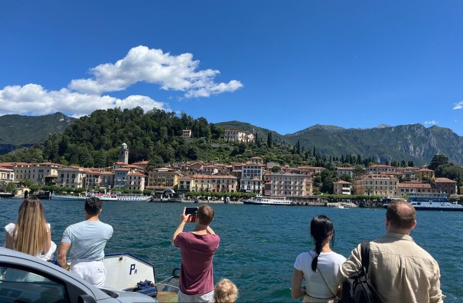 From Milan: Como, Bellagio, and Lugano Exclusive Boat Tour - Guides, audio, and group management