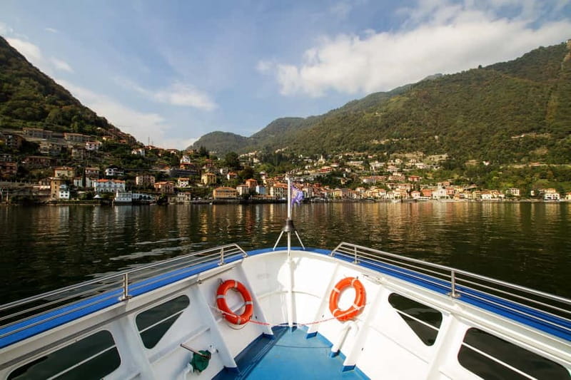 From Milan: Lake Como, Bellagio & Varenna with Private Boat - Public ferries bring useful reality checks
