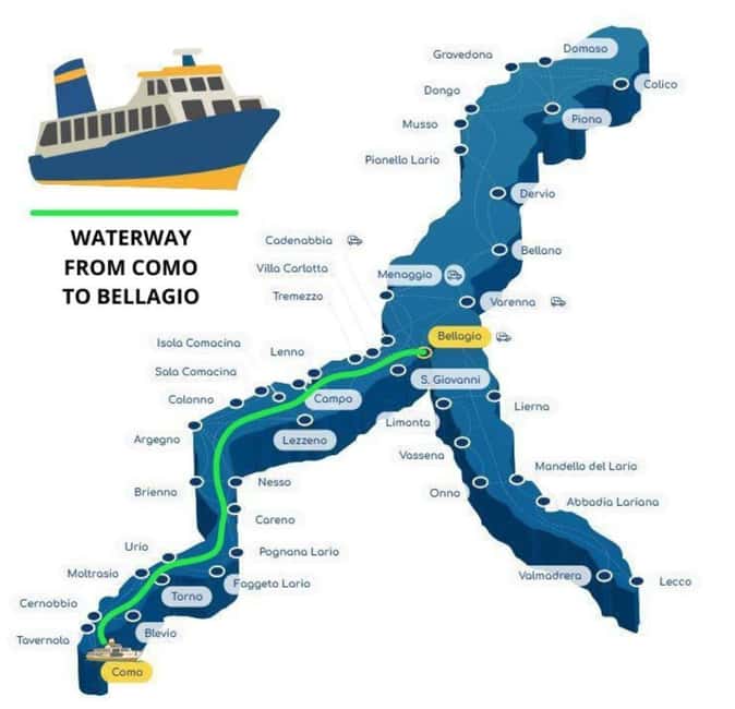 From Milan: Lake Como Cruise with Visits to Como & Bellagio - Meeting the coach near Milano Centrale