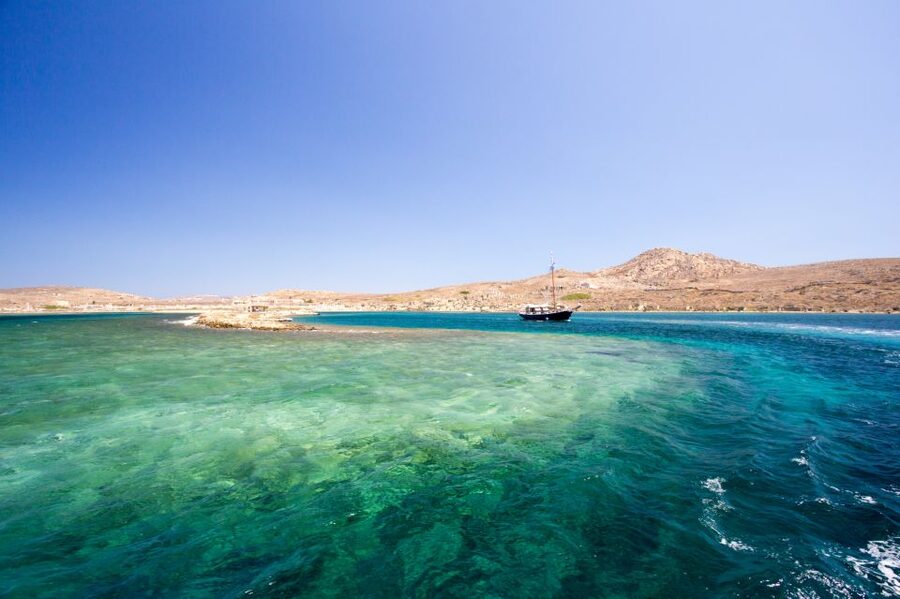 From Mykonos: Cruise to Delos and Rhenia with Lunch - The return crossing and the boat-party mood