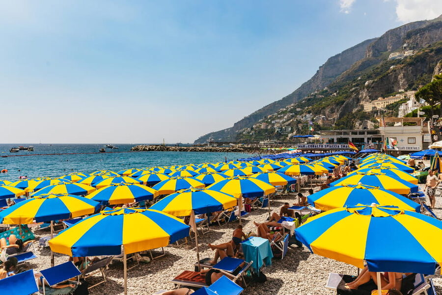 From Naples: Positano and Amalfi Boat Tour with Drinks - From Piazza Garibaldi to Piano di Sorrento