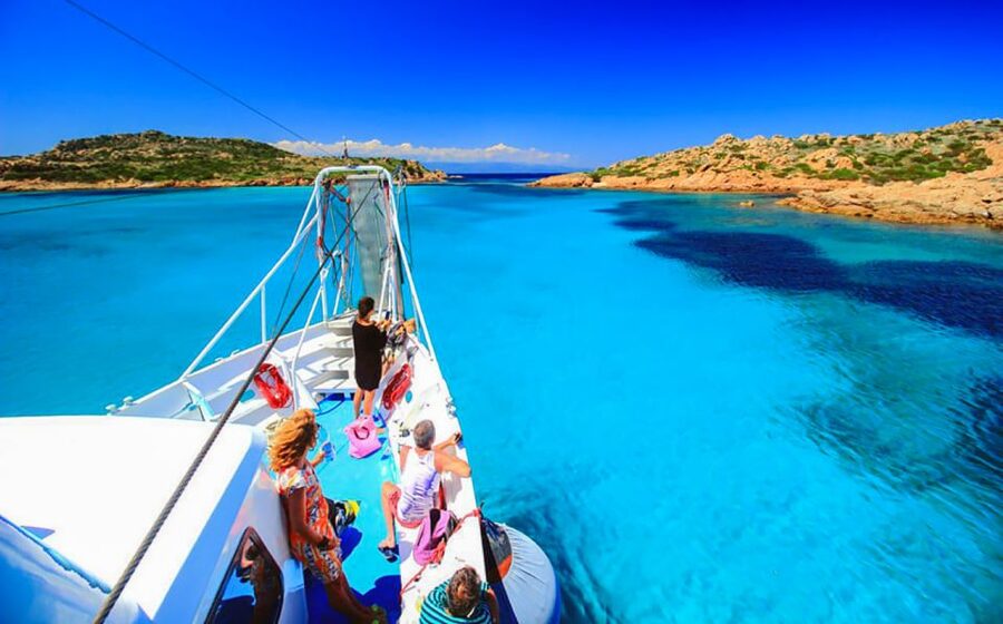 From Palau: La Maddalena Archipelago Day Tour by Boat - Santa Maria: clear water and a longer beach break
