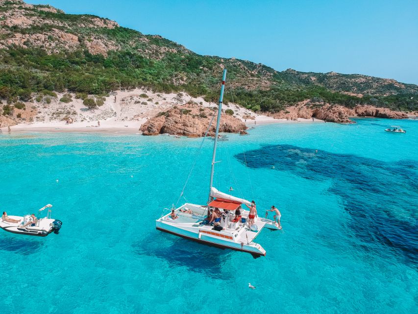 From Palau: La Maddalena Full-Day Archipelago Catamaran Tour - Spargi and the clear water of Cala Soraya