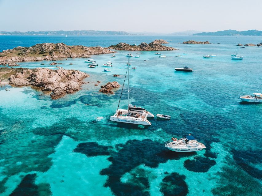 From Palau: La Maddalena Full-Day Archipelago Catamaran Tour - Choosing the second and third swim stops