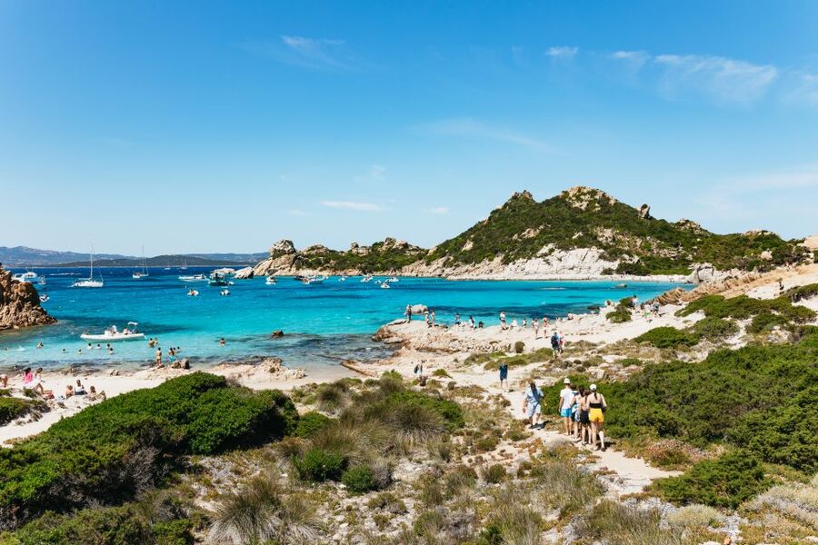 From Palau: La Maddalena Islands Full-Day Trip by Boat - Santa Maria: your second beach break