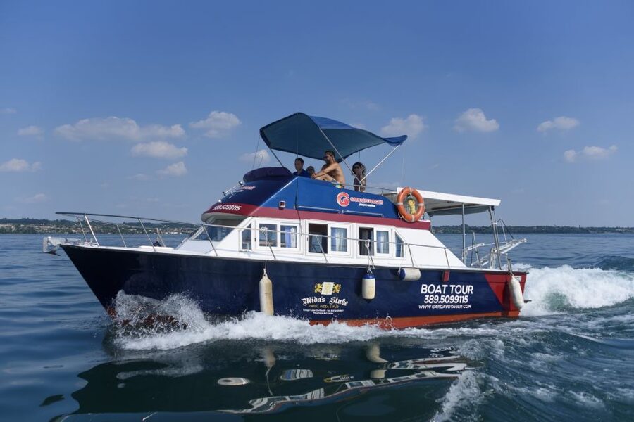 From Peschiera: Garda East Coast Cruise to Sirmione - The swim stop after Sirmione