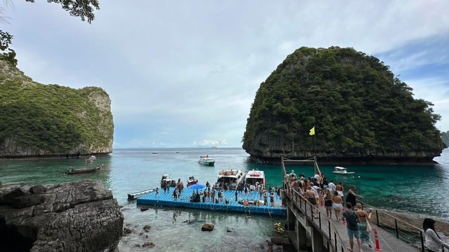 From Phi Phi: Half-Day Longtail Boat Tour with Snorkeling - Monkey Beach: wildlife with a warning