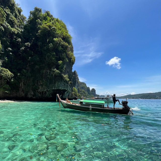 From Phi Phi: Half-Day Longtail Boat Tour with Snorkeling - Viking Cave and the cliffs of Phi Phi Leh
