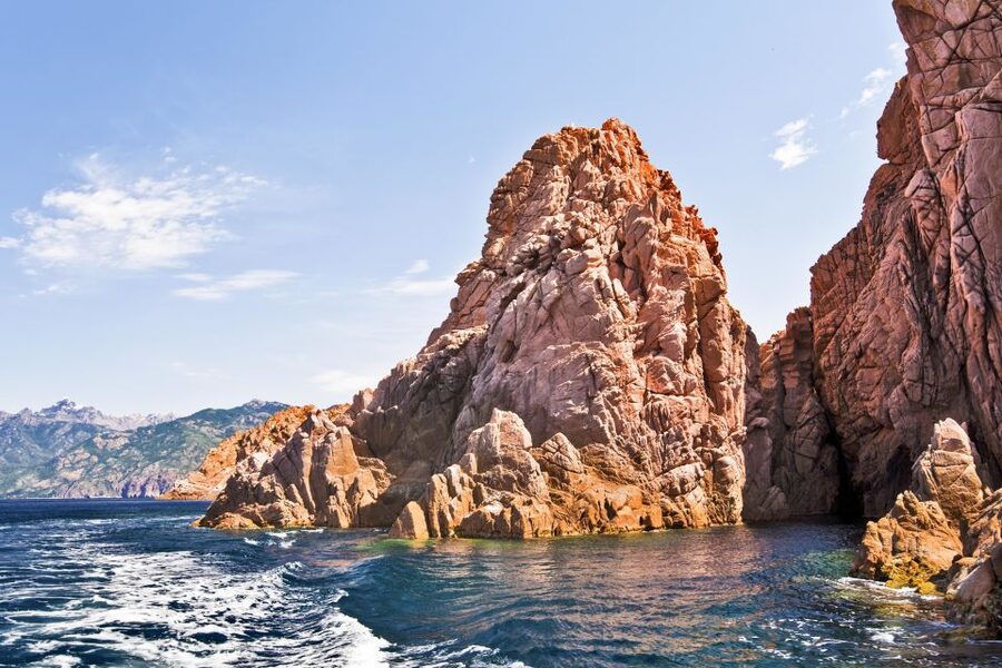 From Porto: Scandola and Calanche de Piana Boat Tour - Pink granite at Piana and the Calanche