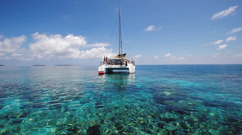 From Protaras: Catamaran Cruise to Blue Lagoon - Cape Greco, Sea Caves, and the Blue Lagoon