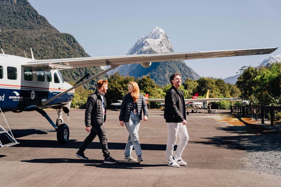From Queenstown: Milford Sound Full-Day Trip by Plane & Boat - Checking in at Frankton