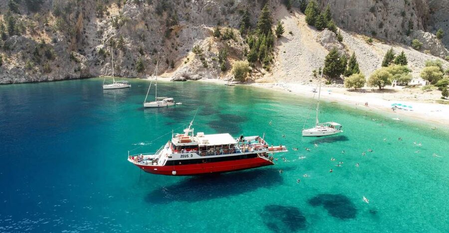 From Rhodes: Cruise to Symi Island and Saint George's Bay - Leaving Mandraki Harbour at 10:00