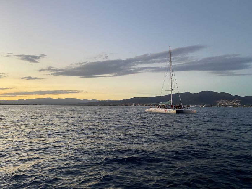 From Roses: Sunset Catamaran Cruise - Leaving Roses and reaching the open bay