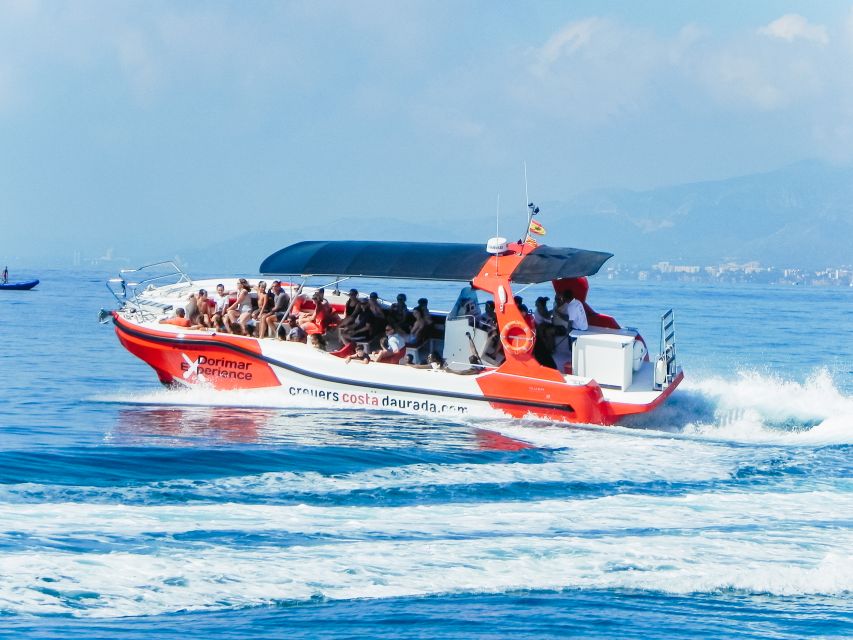 From Salou/Cambrils: Speedboat Tour - The fast ride: spins, wave jumps, and music