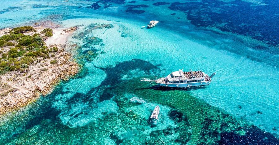 From Sardinia: La Maddalena Archipelago Full-Day Boat Tour - Budelli and the first taste of turquoise water