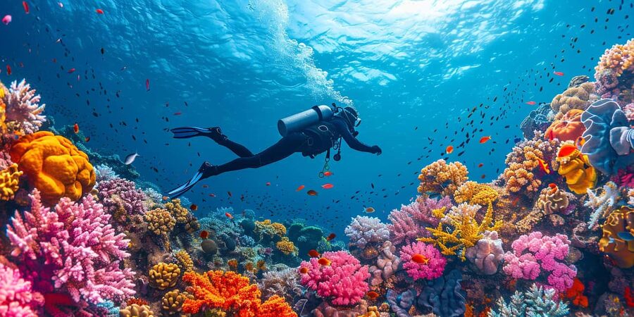 From Sharm: Ras Muhammed & White Island By Boat & intro Dive - Setting out from Sharm El Sheikh
